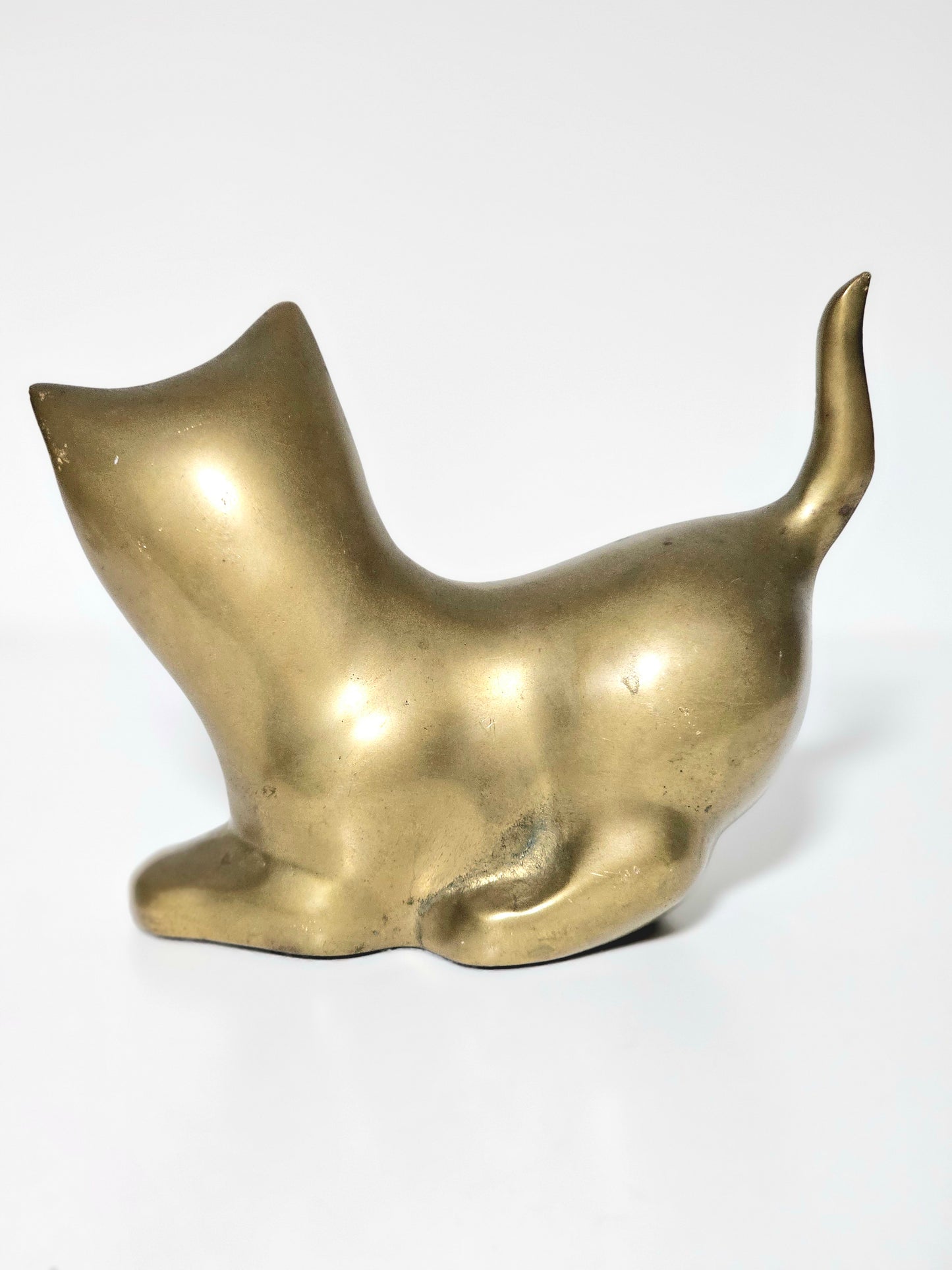 Medium Brass Cat Ring Holder