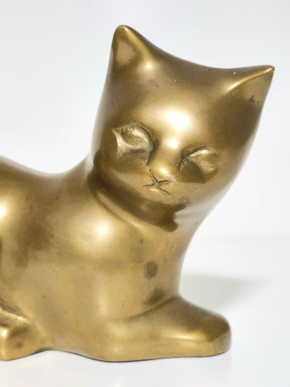 Medium Brass Cat Ring Holder