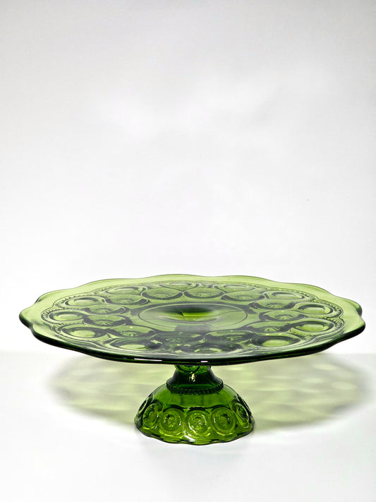 Chartreuse Moon & Stars Cake Stand