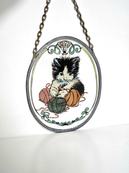 Vintage Kitten Wall Hanger