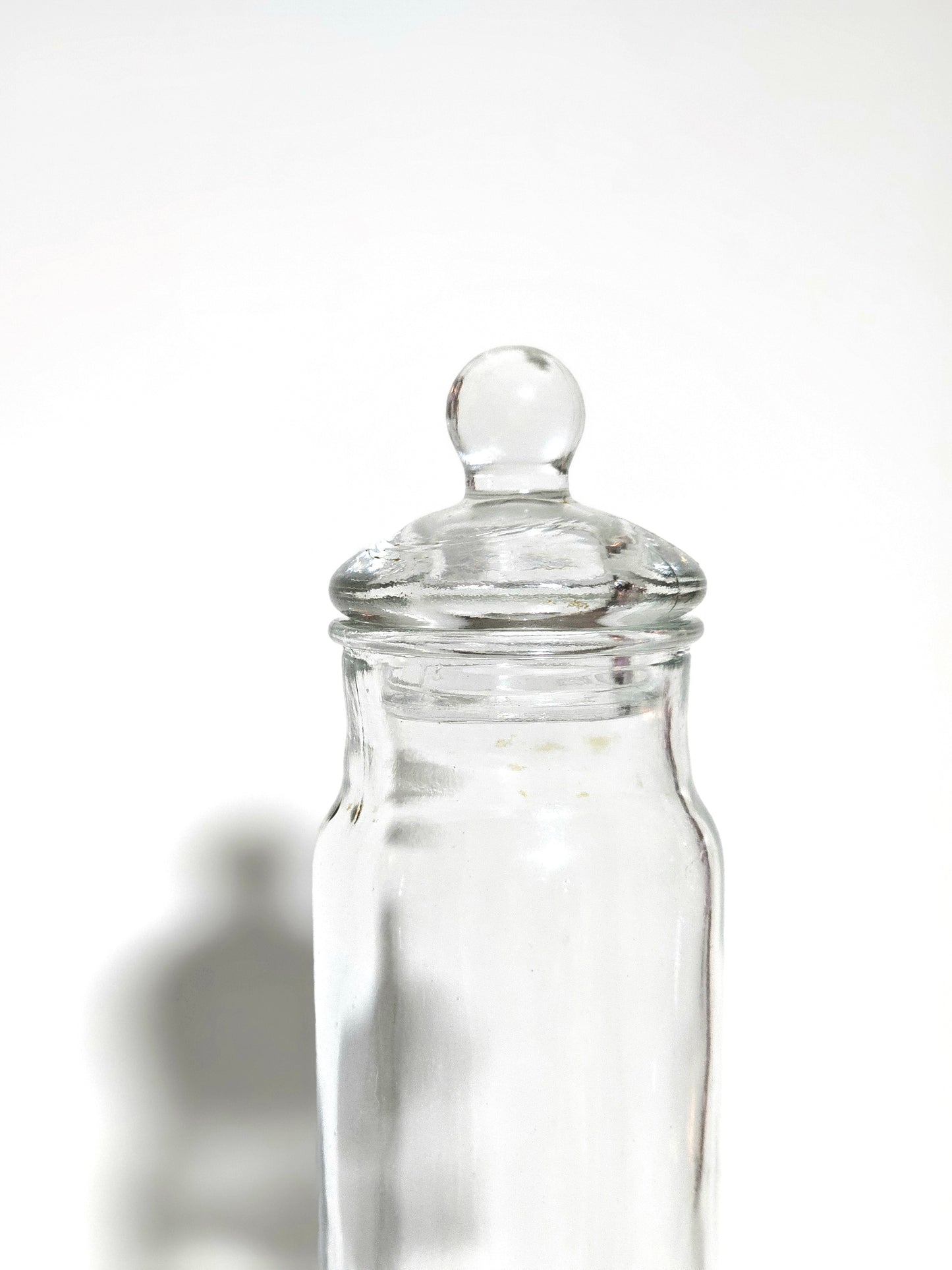 Tall Lidded Apothecary Jar