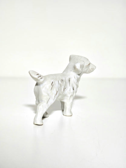 Porcelain Gold Gilt Spaniel