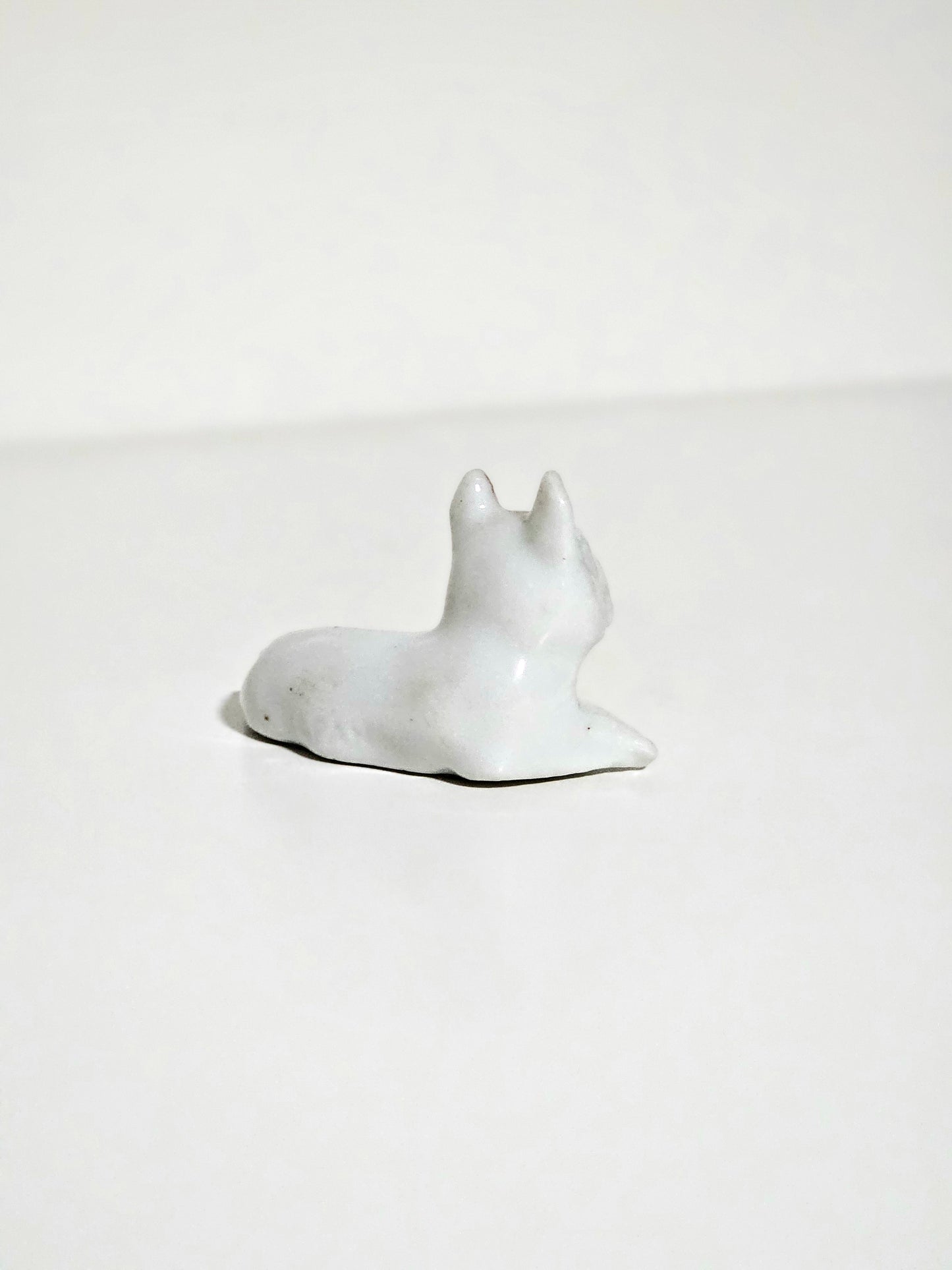 Caramel Frenchie Porcelain Dog