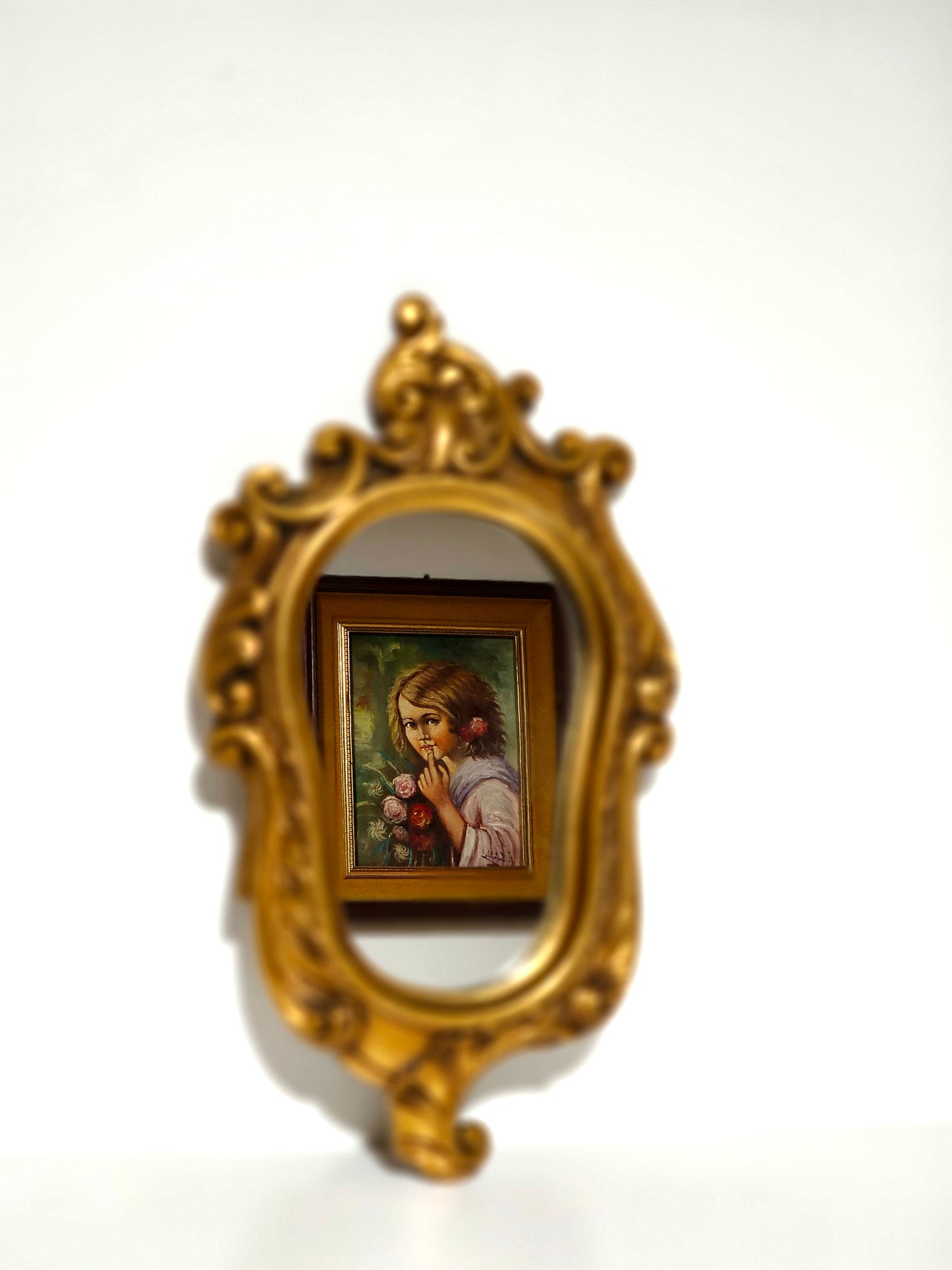 Ornate Heavy Resin Mirror