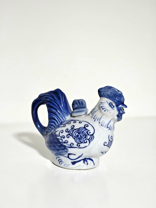 Handpainted Porcelain Rooster Creamer