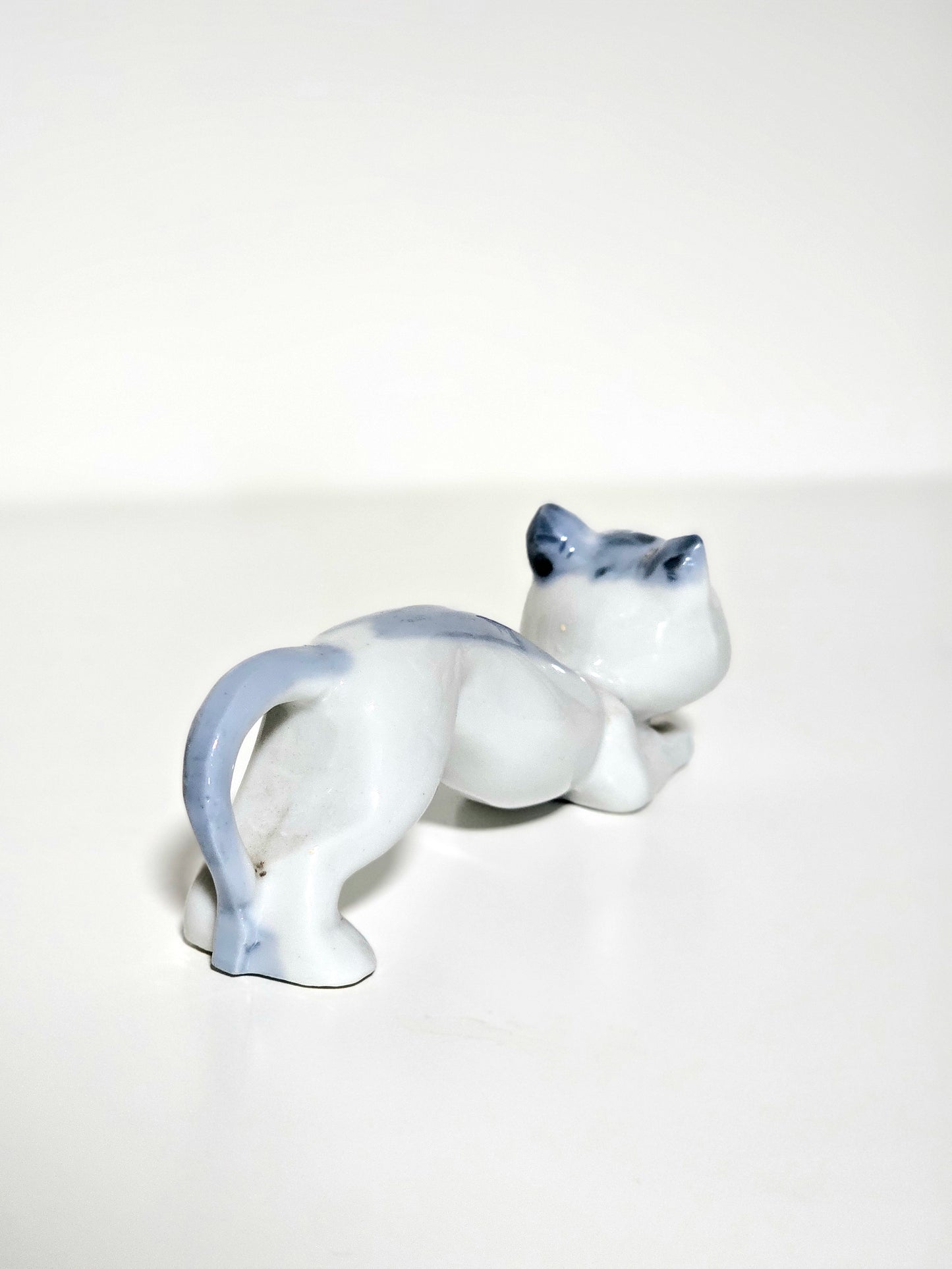 Long Stretching Cat Figurine