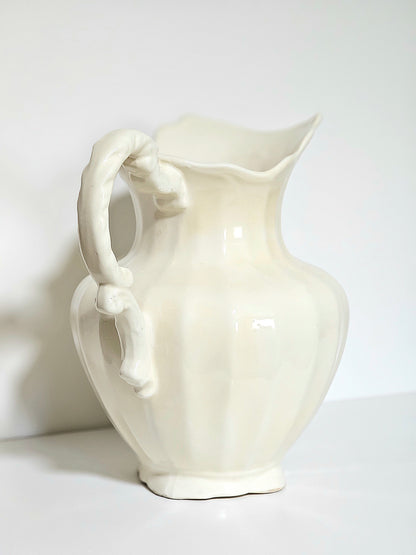 Large Ironstone Wash Basin Pitcher