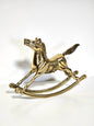 Classic Brass Rocking Horse