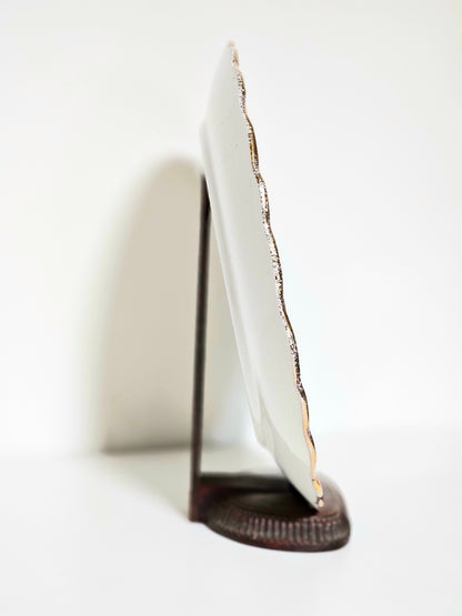 Art Deco Wall Mount Plate Stand
