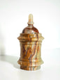 Banded Onyx Marble Lidded Jar