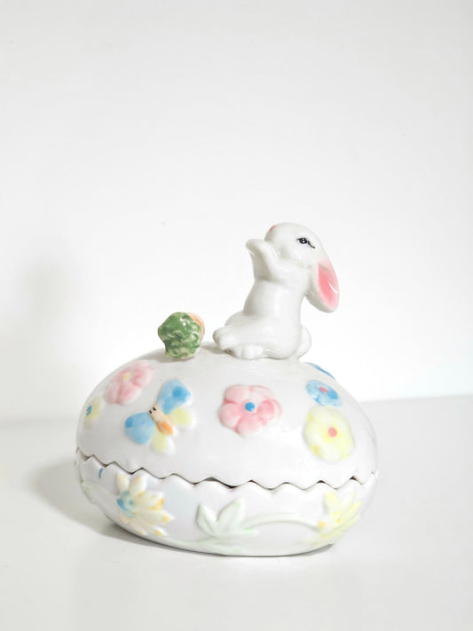 Lidded Easter Egg Jelly-Bean Dish