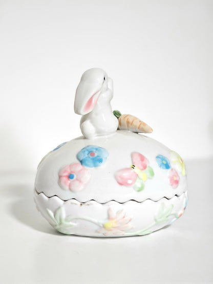 Lidded Easter Egg Jelly-Bean Dish
