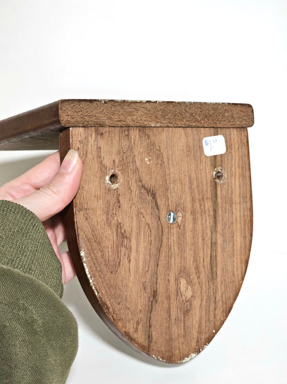 Solid Wood Vintage Plant Shelf