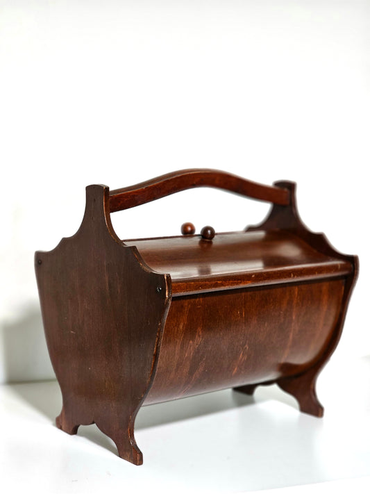 1940's Primitave Bentwood Sewing Chest