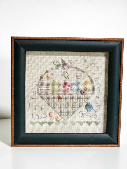 Needlepoint "Little Eggs" Easter Crewel