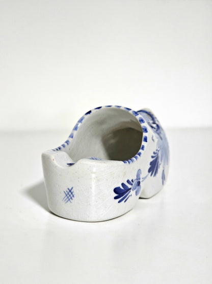 Handpainted Delft Blue Clog Ashtray