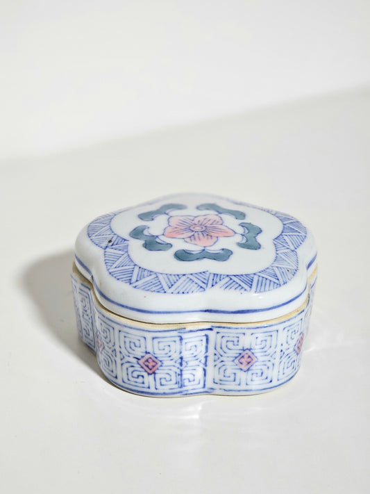 Handpainted Porcelain Ring Box