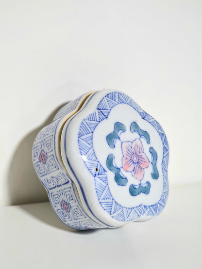 Handpainted Porcelain Ring Box