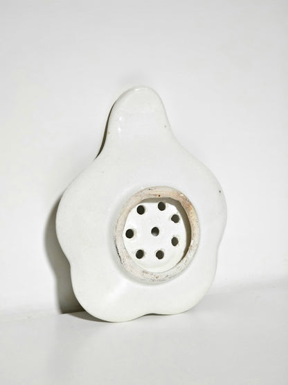 Transferware Ceramic Tea Strainer