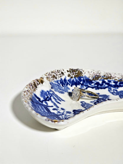 Antique Crescent Bone Dish