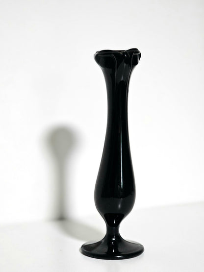 Amethyst Glass Swung Bud Vase
