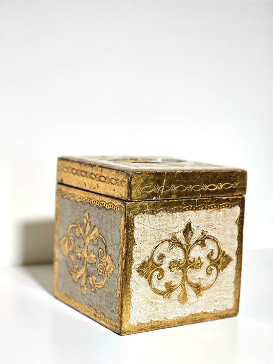 Italian Florentine Gilt Tissue Box