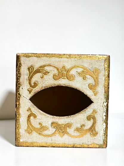 Italian Florentine Gilt Tissue Box