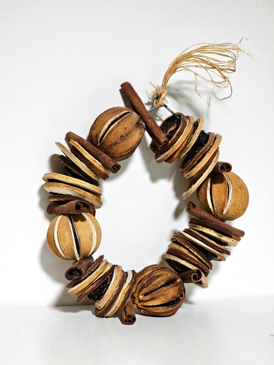 Vintage Dried Clementine & Cinnamon Wreath