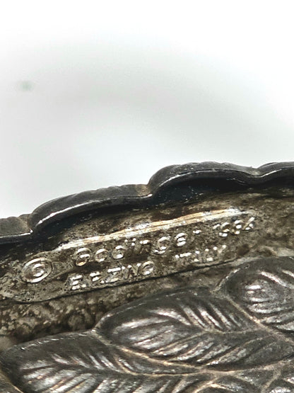 Italian Silverplated Swan Letter Holder