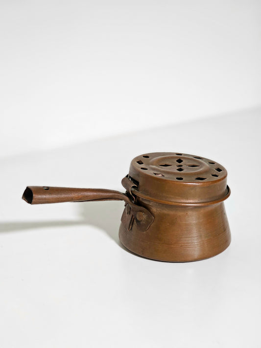Antique Copper Chestnut Roaster