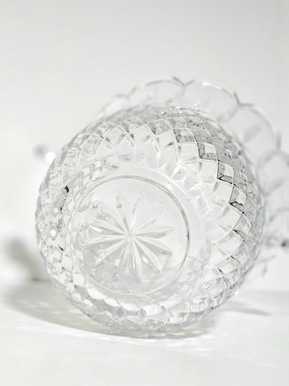 Diamond Cut Godinger Crystal Ice Bucket