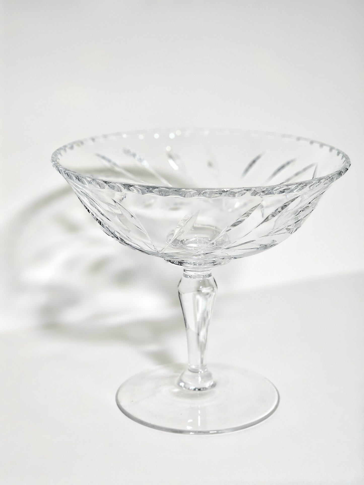 Cut Crystal Pedestal Compote