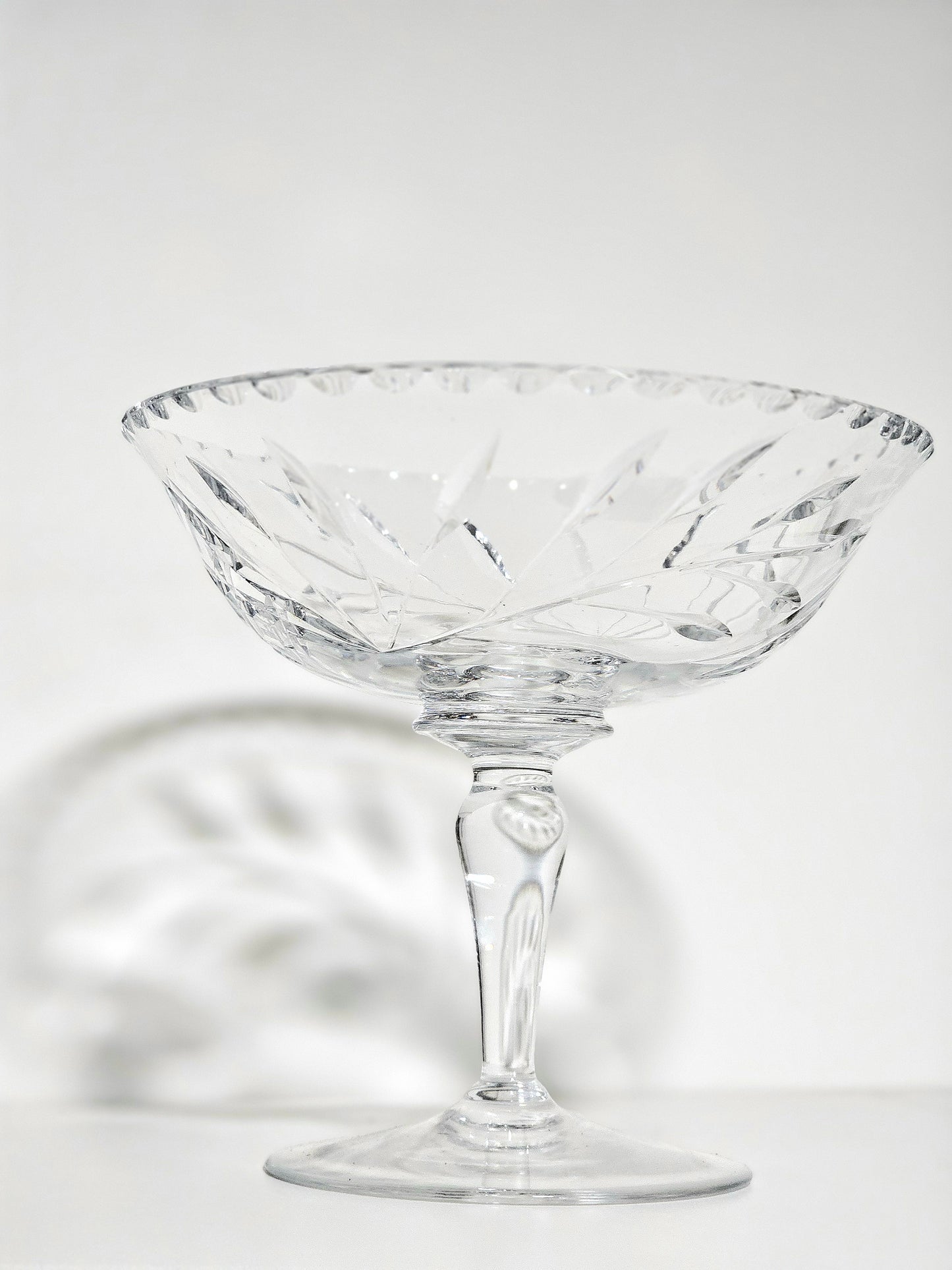 Cut Crystal Pedestal Compote