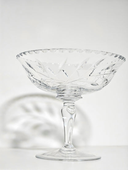 Cut Crystal Pedestal Compote