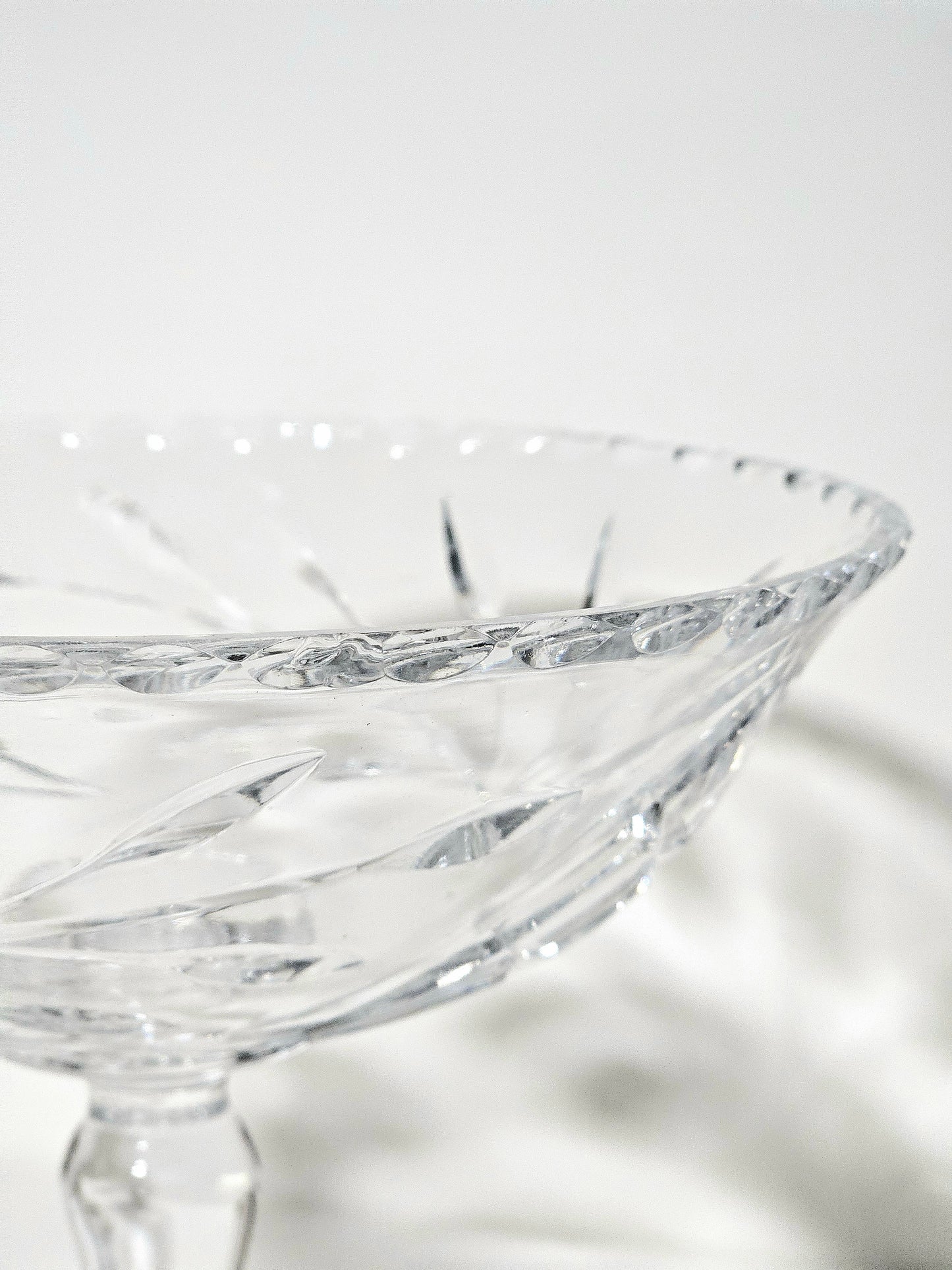 Cut Crystal Pedestal Compote