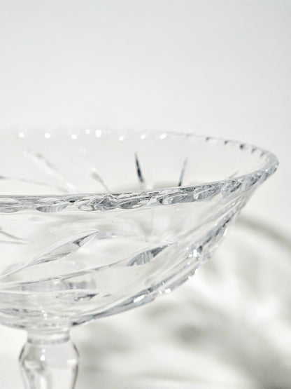 Cut Crystal Pedestal Compote
