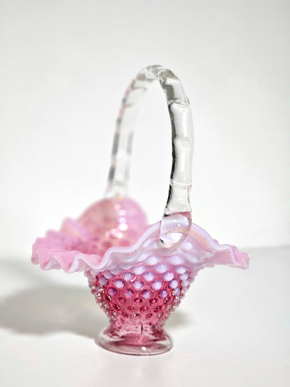 *READ* 1940's Fenton Opalescent Basket