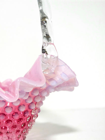 *READ* 1940's Fenton Opalescent Basket