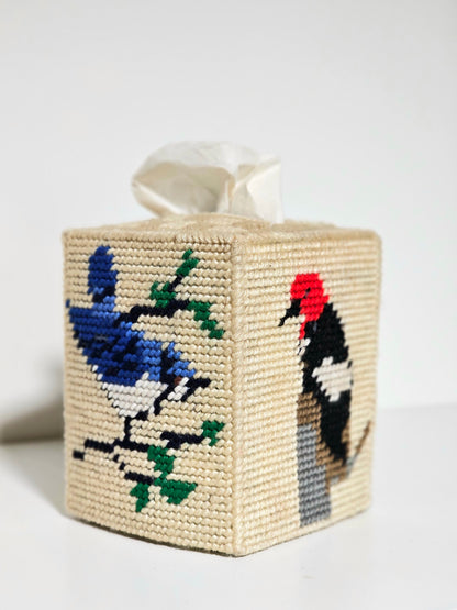 1981 Needlepoint Tissue Box