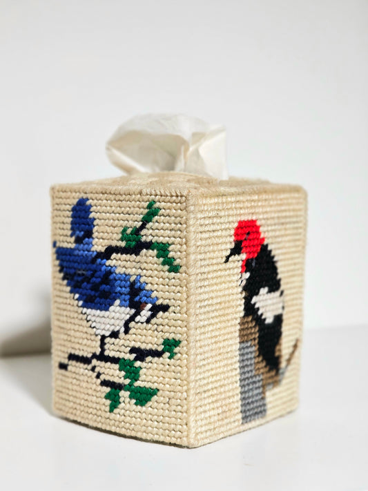 1981 Needlepoint Tissue Box