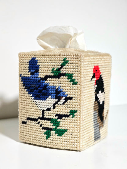 1981 Needlepoint Tissue Box
