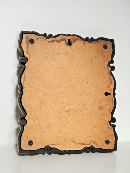 Ornate Resin Oval Mirror