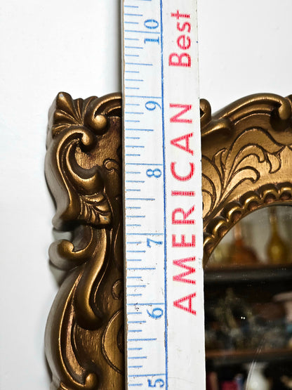 Ornate Resin Oval Mirror