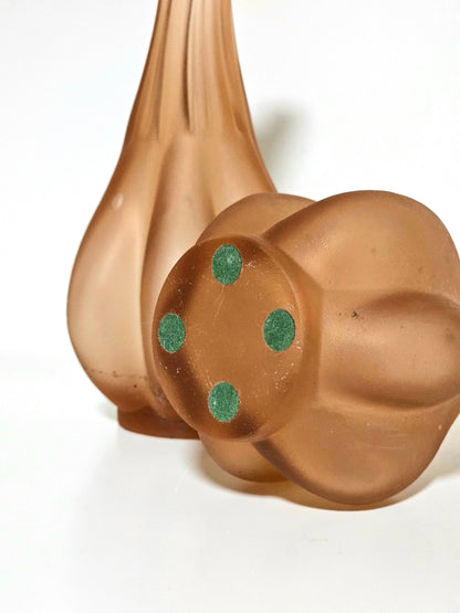 Unique Pair of Dusty Rose Swung Vases