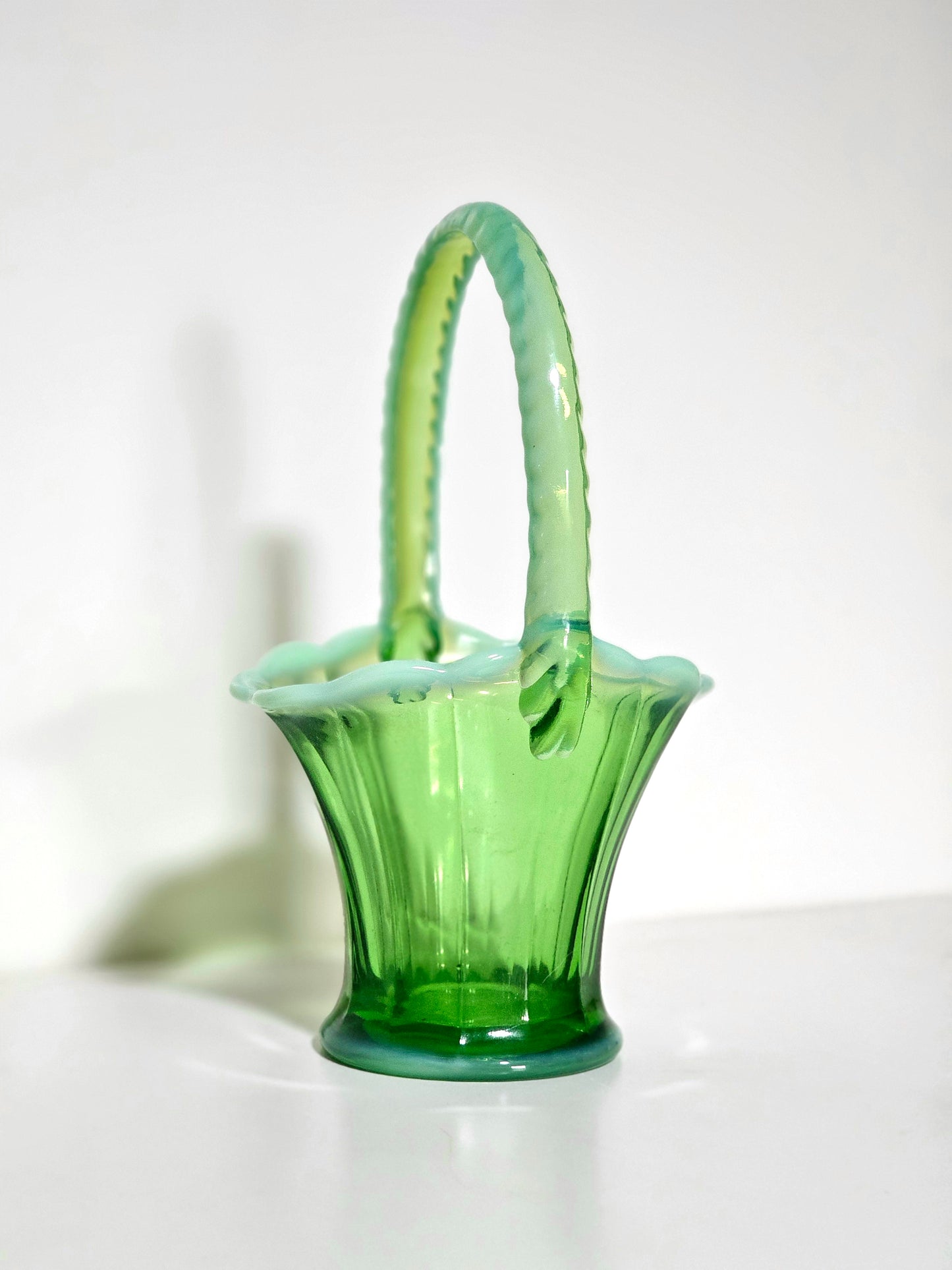 Mosser Opalescent Bride's Basket