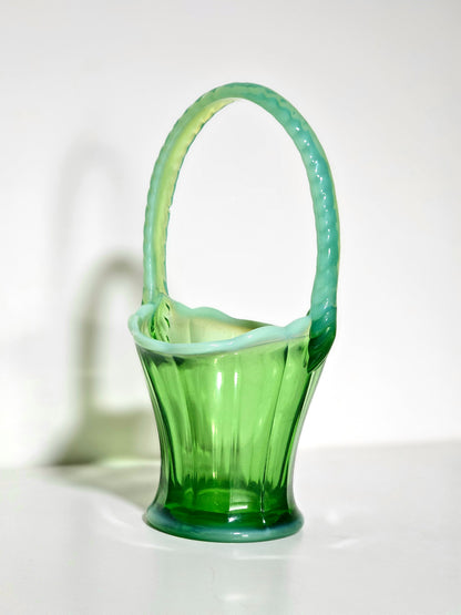 Mosser Opalescent Bride's Basket