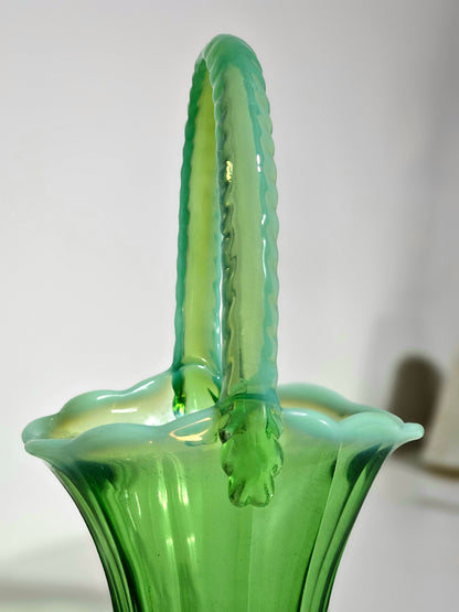 Mosser Opalescent Bride's Basket