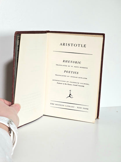 Aristotle's Rhetoric & Poetics c. 1954 & The Basic Works of Cicero c. 1951