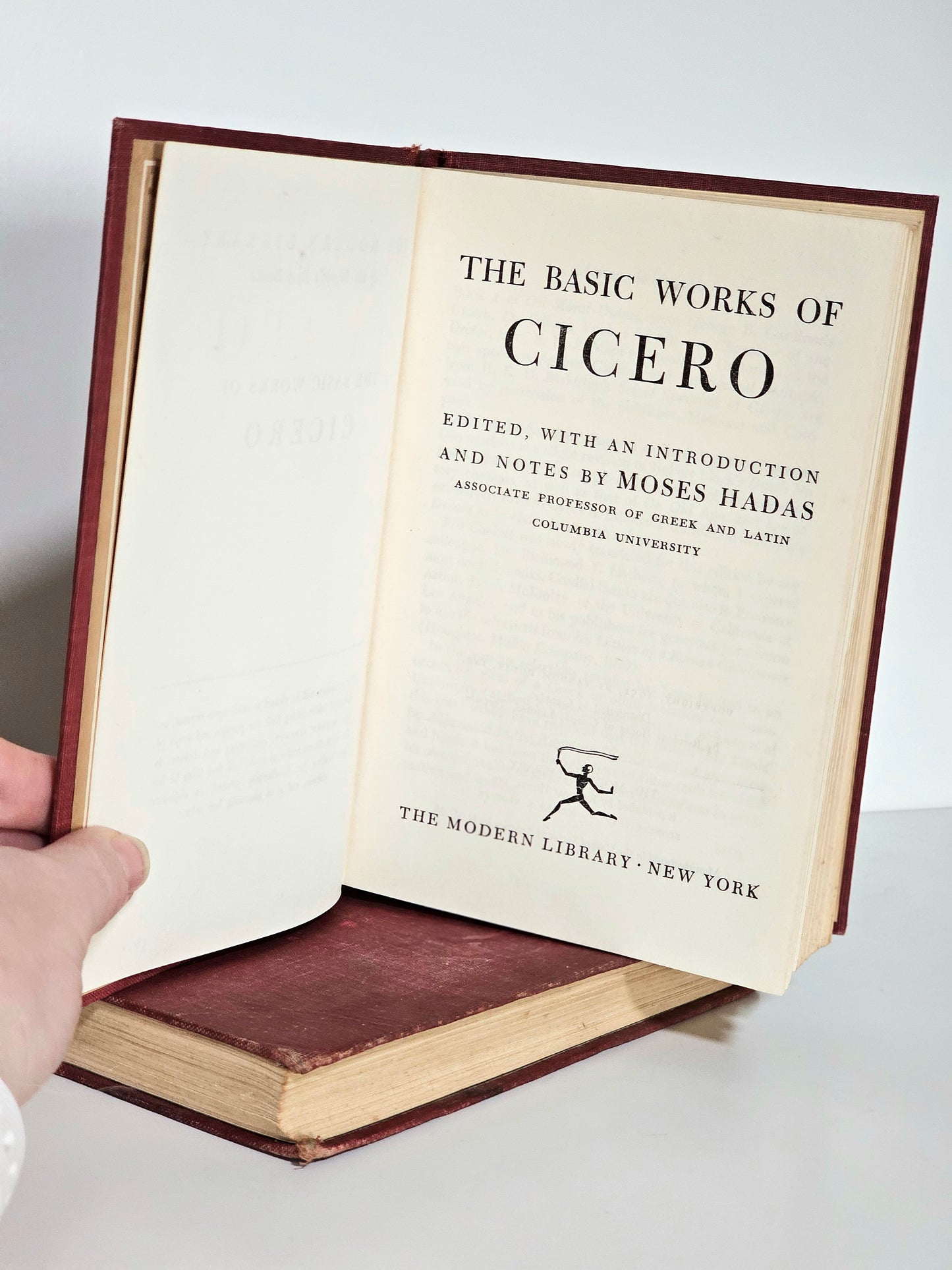 Aristotle's Rhetoric & Poetics c. 1954 & The Basic Works of Cicero c. 1951