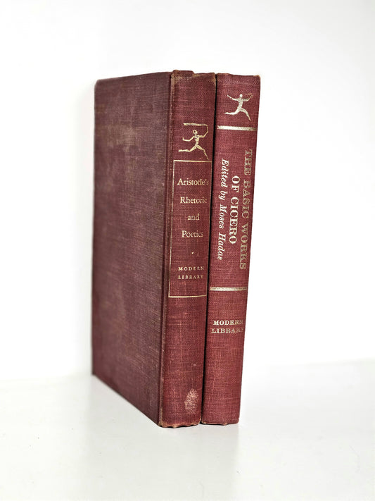 Aristotle's Rhetoric & Poetics c. 1954 & The Basic Works of Cicero c. 1951